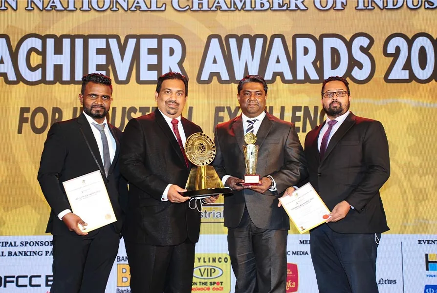 Lanka SSL team receiving the CNCI Achiever Award